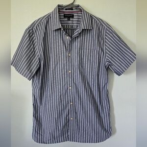 Banana Republic Chambray Short Sleeve Shirt Size Large